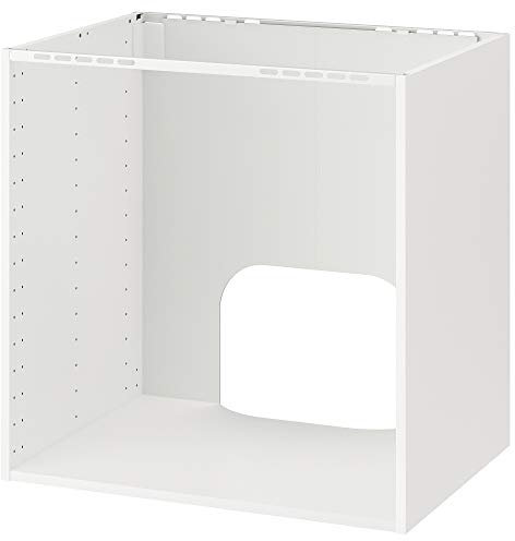 METOD base cabinet for built-in oven/sink 80x80 cm white