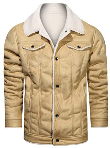 Herbst Herren Kleidung Parkas Leder Oversize Wolle Casual Motorrad Biker EU Größe Jacke Mantel