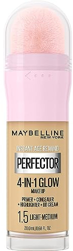 Maybelline New York Instant Age Rewind Instant Perfector 4-In-1 Glow Makeup, Light/Medium