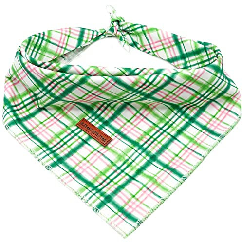 Elegant little tail Hundebandana, Sommer-Haustiergeschenk, Hundelätzchen, weicher, Verstellbarer, quadratischer Hundehalstuch für kleine, mittelgroße und große Hunde