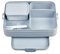 Mepal – Bento Lunchbox Take A Break Large – Lunch Box With Bento Box – Lunch Box For Sandwiches, Small Snacks & Left Overs – Snack & Lunch - 1500 ml - Nordic Blue