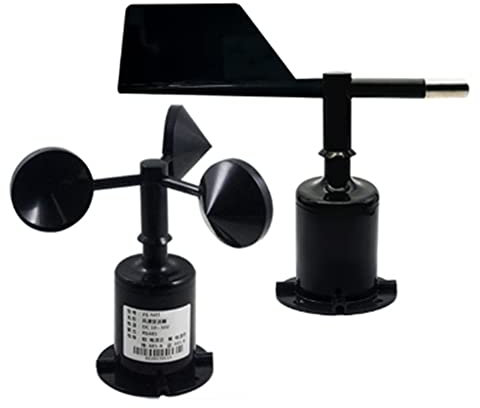 Stazione Meteorologica con Sensore di Direzione Della Velocità del in Policarbonato 30M/S Anemometri da Esterno a 3 Tazze Uscita Sensore 0-5V