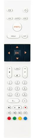 Télécommande Compatible avec Samsung Orange Décodeur SHD 85, TVBOX2011, | SHD 85, SMT-H6106, SHD85, IHD92, CS50001, TVBOX2011