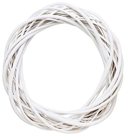 Künstlicher Weihnachtskranz, 10 cm, 20 cm, Weidenkranz, Dekoration, Weihnachts-Rankenring, Blumenring, natürliche Ornamente, Bastelzubehör, DIY-Girlande, Geschenke (Farbe: 10 cm)