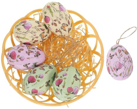 Warmhm 1satz Easter Hanging Decorations Kreative Farbenfrohe Ornamente Für Ostern Für Garten Und Innenräume Schaffen Festliche Atmosphäre Und Fördern Die Kreativität Von Kindern