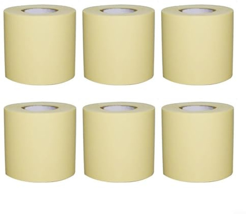 EXTRWORY 6 nastri isolanti per tubi del condizionatore d'aria, nastro adesivo dedicato per avvolgimento, in PVC, per uso domestico, per proteggere le tubazioni, 6,5 x 6 cm