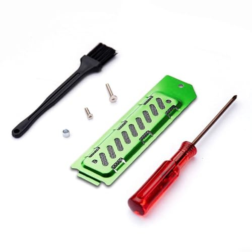 HOHOVYVY Copertura per dissipatore di calore SSD in alluminio per PS5 Pro/per PS5 Slim (Is Green)