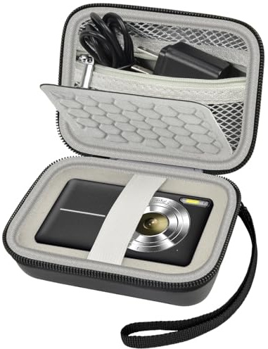 Boobowl Digitalkameratasche für IXNAIQY/für VOXPAN/für Kodak Pixpro | Digitalkamera Fotoapparat 21 MP 1080P HD 2,7 Zoll Foto Kompaktkamera, nur kleine Aufbewahrungsbox (Nur Box)- Schwarz