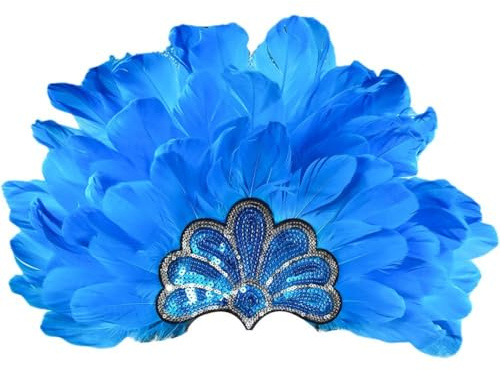 Glixoft Karneval Kopfschmuck, Vintage Stirnband Showgirl Maskerade Stirnband Karneval Kostüm Kopfschmuck Für Cosplay