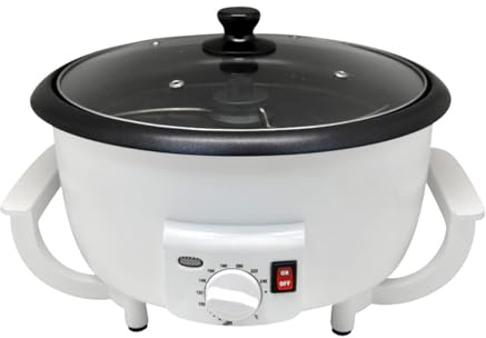 Pitycbo Torréfacteur électrique pour Grains de Café et Fruits Secs, Ajustement Thermique jusqu'à 240 °C, Sans Minuterie