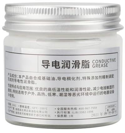 XINYIN 100 G No Fórmulas Corrosivas Grasa Eléctrica Multiurpose Mejora Conductividad para Los Enchufes Automotrices Interruptores Aparatos Los Dispositivos Contacto Lubricantes Contacto