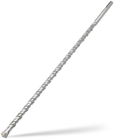 Foret SDS Plus 10mm x 400mm,avec 4 taillants en carbure et double vis,pour pierre naturelle,béton