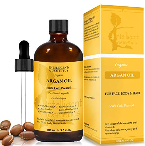 Arganöl 100% reines kalt gepresst und zertifiziertes Argan öl für Gesicht, Haut, Haare und Nägel. Naturprodukte von Marokko, Feuchtigkeits öl für jüngere suchen nährende Hautpflege 100 ml