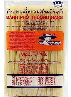 FARMER - Fideos de arroz en bastones rectos de 5 mm - 1 x 400 g