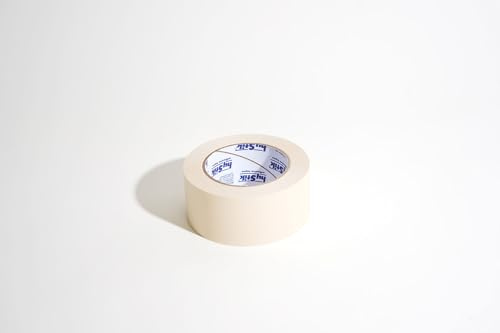 A.S. Création Kreppband Premium Malerkrepp Profi Malerband Universal-Abklebeband hochwertiges Klebeband - hohe Klebkraft reißfest nassfest - cremefarben - 1 Rolle à 50 mm x 50 m - 902301