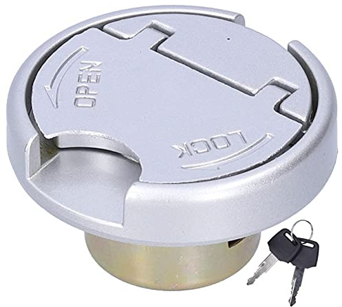 Tankdeckel,Tankverschlussdeckel mit Schlüsseln Edelstahlteile Universal für Roller Motorrad