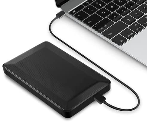 Hard disk esterno portatile da 2,5, 2 TB / 500 GB/120 GB, USB 3.0 Hdd Backup, adatto per PC, desktop, laptop, finestre, Macbook, Xbox One, PS4 (500 GB, nero)
