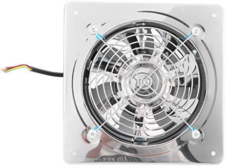 BORDSTRACT 7.5 Inch Exhaust Fan for Kitchen, Bathroom, Wall Mounted Ventilation Blower for Ceiling, Window, Powerful 2800 RPM, Low Noise, Easy Installation