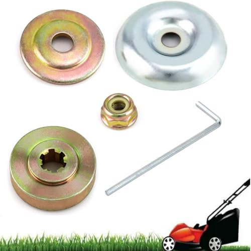 Universelle Kit Fixation écrou Lame Boîte,Tête de Débroussailleuse Universelle Accessoires,5 Pcs Morceaux Kit Ecrou Tete Debroussailleuse,Pieces Detachees pour Debroussailleuse et Tondeuses à Gazon