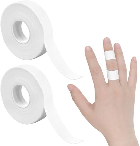 AOZUO 2 Rouleaux de Bande de Sport, Bande de Kinésiologie de 1,5 cm x 10 m, Doux pour la Peau, imperméable, Adapté à tous les Sports de Plein Air, Entraînement et Récupération Musculaire