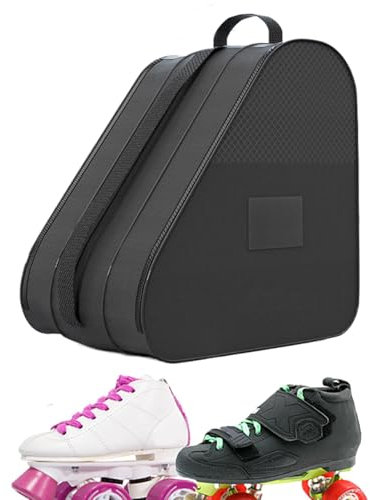 Schlittschuhtasche | Skatetasche für Damen | Inline-Skate-Tasche | Tragetaschen für Eislaufschuhe | Rollschuhtasche | Atmungsaktive Aufbewahrungstasche für Rollschuhe, Rollschuhtasche mit verstellbare