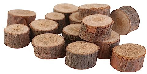 VILLCASE 100St Holzscheiben Decoupage-Papier DIY & Handwerk Holz Holz Baumscheiben Protokoll