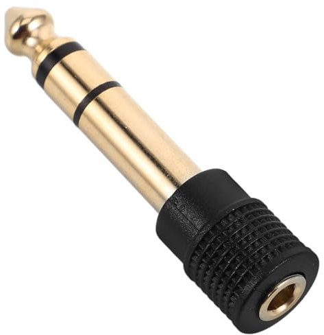 jojofuny Kopfhöreradapter -buchse -stecker Audio-anschluss Stereo-klinkenadapter Für Kopfhörer Lautsprecher Und Audiozubehör Vergoldeter Stecker Für Hi-fi-Sound