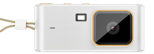 Appareil Photo numérique rétro 12MP Camera de Poche pour Les Enfants Adultes (Blanc sans Carte mémoire)