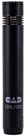CAD Audio GXL1200 Kleinmembran-Kondensatormikrofon Studio Gesang und Drum-Overhead für professionelle Aufnahmen (XLR, 24V/48V Phantomspeisung, 30 Hz - 20 KHz)