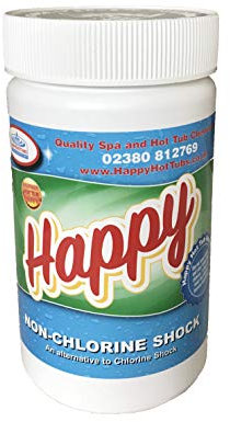 Happy Hot Tubs Quality Non Chlorine Shock 1kg Hot Tub Pool FOR CHLORINE AND BROMINE USERS