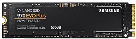 Samsung 970 EVO Plus NVMe M.2 SSD, 500 GB, PCIe 3.0, 3.500 MB/s Lesen, 3.200 MB/s Schreiben, Interne SSD für Gaming und Grafikbearbeitung, MZ-V7S500BW