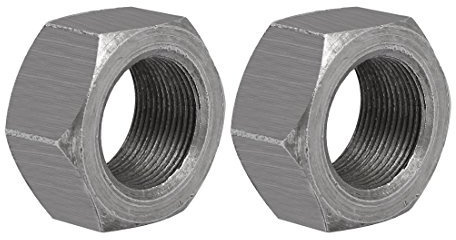 2 Stück M30 x 1,5 mm, nicht metrisch, Feingewinde aus Karbonstahl, links, Sechskantmuttern.