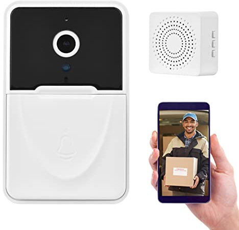 Irfora Wireless Video Doorbell Camera Visual Smart Security Doorbell with Motion Detection Night Vision 2-Way Audio Real-Time Monitoring