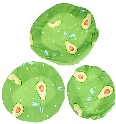 CALLARON 3pcs Food Dust Cover Bees Wax Wrap Beeswax Wrap Elastic Food Covers Dough Cover Cheese Wrapping Paper Food Covers with Elastic Reusable Dish Cloth Pine Resin Cotton With Cover