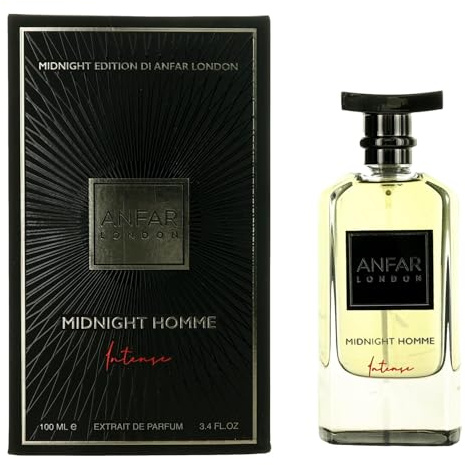 Anfar London - Midnigth Homme Intense by Anfar for Men - 3.4 oz Extrait De Parfum Spray