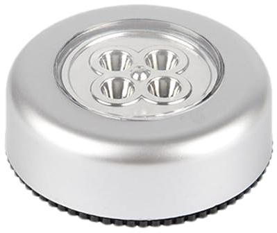Kofferraumlampe selbstklebend – mit klebrigen Knöpfen, LED-Leuchten zum Kleben | Schrankleuchte | kabelloses Nachtlicht, LED-Nachtlicht, Wasserhahn- , energiesparend, Metall