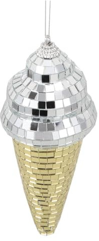 VICASKY Party Decoration Disco Ice Cream Accessories Hanging Mirror Ball for Wedding Birthday