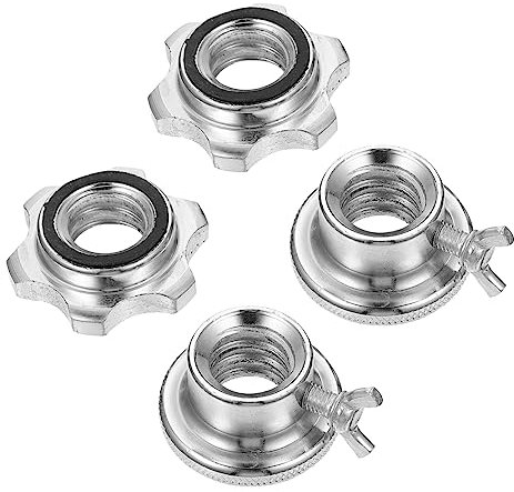 JECOMPRIS Dumbbell Bar Accessories Kit Barbell Lock Collars Nut Collar Buckle for Barbell