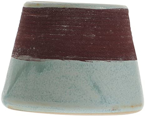 HOLIDYOYO Elegant Ceramic Matches Holder with Striker, Easy to Carry and Washable Decorative Storage Jar, for Kitchen or Outdoor Use with Natural Simple Design
