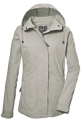 G.I.G.A. DX Donna Giacca/giacca di transizione con cappuccio GS 17 WMN JCKT GOTS, stein, 42, 42661-000