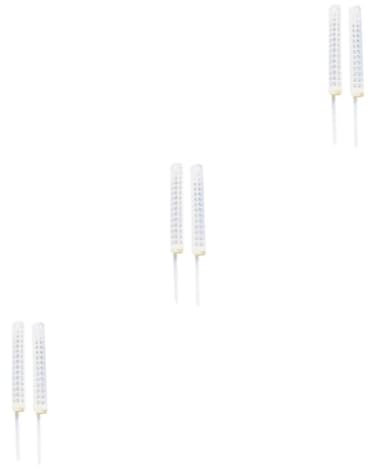 yuwqqoajv 3 Ensemble de Poteau de Mousse empilable remplissable, 2 pièces, pour Plantes Monstera, Poteau de Mousse en Maille Plastique, Support de Plante Monstera Blanc
