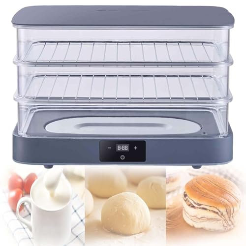 Caja de fermentación de Pan casera de 40 l, máquina eléctrica para Masa, con Ajuste de Temperatura y Tiempo, para Yogur casero, Pan y Pizza, Caja de fermentación de Masa, diseño po
