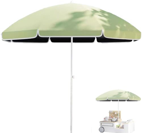 XSMYdpuk Parasol de Table de marché, Parasol de Plage Portable, Grand Parasol de Jardin Anti-UV, Parasol de Patio étanche de 2,1 m/2,4 m, Parasol de Jardin léger