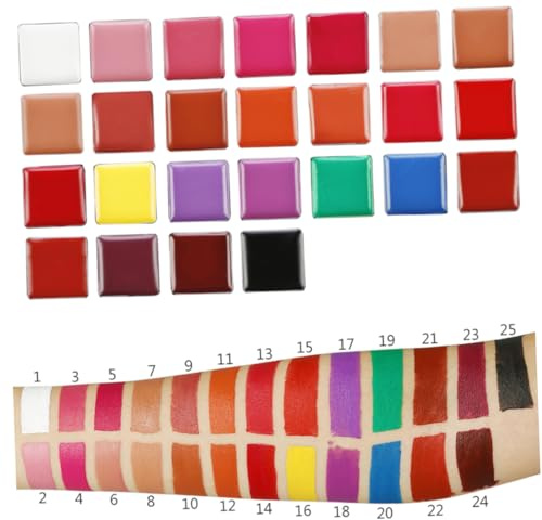 OATIPHO Paleta de Labiales de Pigmentos Multifuncional 25 Colores Diseño Moderno y Elegante Kit de Belleza para Mujer Adecuado para Maquillaje Diario