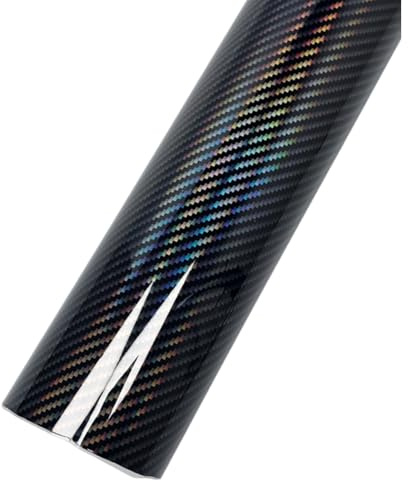 Lámina De Fibra De Carbono para Coches Automóviles Pet | Vinilo Protector De Fibra De Carbono para Automóvil - Personalización de Interiores Moderna Decoración Estética Atractiva Visual