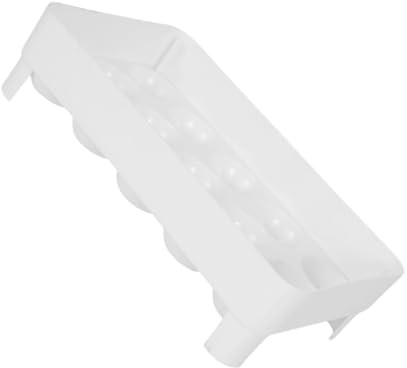 Huevera Apilable para Frigorífico, Bandeja de Huevos de Gallina | Soporte Blanco de Plástico, 15 Piezas, Reutilizable y Fácil de Limpiar, Diseño Simple para Casa