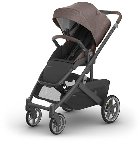 UPPAbaby Cruz V3 - Passeggino Owen, dalla nascita e compatibile con seggiolino auto, seggiolino reversibile, inserto per neonati, protezione contro insetti e pioggia inclusi, colore: Mélange moka