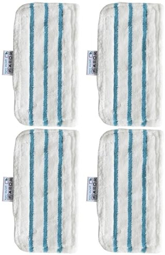 XYWOPO 4x tampons de vadrouille for Black et Decker, for FSM1500 1600 1610 1620 FSMP20 remplacement compatibles lavables Tampon pour robot serpillière
