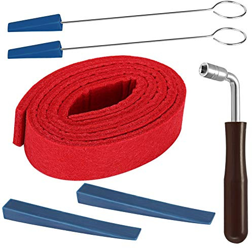 Odorkle Professionelles Stimmhammer-Set für Klavier, Holzgriff, Zuverlässige Stimmgeräte für Anfänger und Studenten, Inklusive Dämpfer und Temperamentstreifen