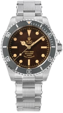 watchdives WD5513P vintage sub dyk herrklocka, PT5000 PT5004 automatiska mekaniska lyxiga dykklockor, 40,7 mm välvd safir kristall armbandsur, 20 bar vattentät dykarklocka
